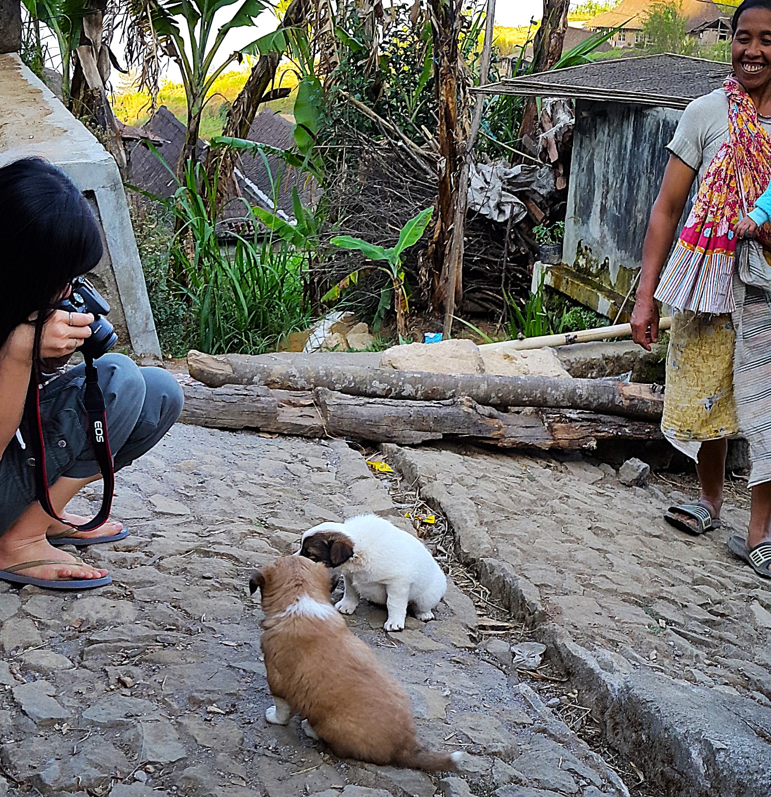 When a Village Changes the Direction of Your Camera